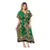 Vestido Kaftan Indiano Longo Estampa Boho Plus Size