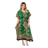 Vestido Kaftan Indiano Longo