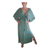 Vestido Kaftan Indiano Plus