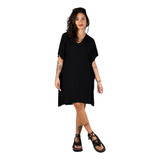 Vestido Kaftan Liso