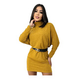 Vestido Lanzinha Curto Manga