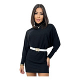 Vestido Lazinha Manga Morcego