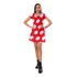 Vestido Lilo Stich Vermelho Floral Adulto E Infantil