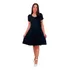 Vestido Lisandra Saia Gode Decote Manga Princesa