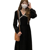 Vestido Liso Outono inverno