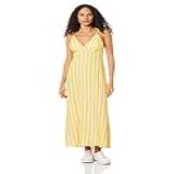 Vestido Listrado Colcci Feminino Amarelo Off Marrom P