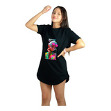 Vestido Longline Camisetao Camiseta