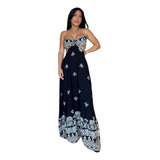Vestido Longo Aberto Costas