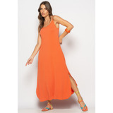 Vestido Longo Alcinha Com