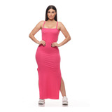 Vestido Longo Alcinha Fenda