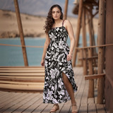 Vestido Longo Alcinha Lastex