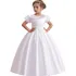 Vestido Longo Branco Daminha Comunhão Batismo 6/8 Anos