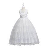 Vestido Longo Branco Daminha
