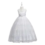 Vestido Longo Branco Daminha