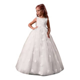 Vestido Longo Branco Daminha