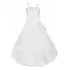 Vestido Longo Branco Princesa Dama De Honra Aia Tam 5 Anos