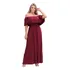 Vestido Longo Ciganinha Babado Lastex Na Cintura Lindo