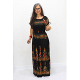 Vestido Longo Ciganinha Boho
