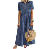 Vestido Longo Com Saia
