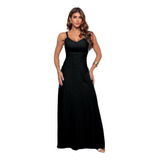 Vestido Longo Confortavel Caimento