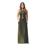 Vestido Longo Costa Nadador