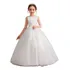 Vestido Longo Daminha Branco Renda Luxo Tam 5 Anos Festa