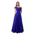 Vestido Longo De Festa Madrinha, Ombro A Ombro Laço Ox166
