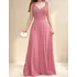 Vestido Longo De Festa Para Madrinha Com Renda No Busto
