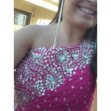 Vestido Longo De Festa Rosa Pink