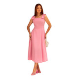 Vestido Longo De Linho