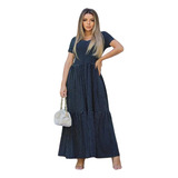 Vestido Longo De Malha