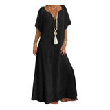 Vestido Longo De Renda