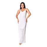 Vestido Longo De Tricot