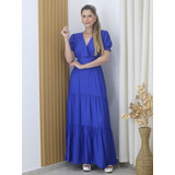 Vestido Longo Decote V