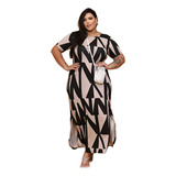 Vestido Longo Elegante Plus