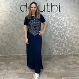 Vestido Longo Em Viscolycra