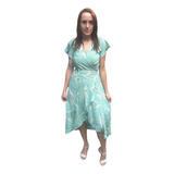 Vestido Longo Envelope Manga