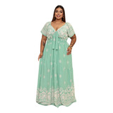 Vestido Longo Estampado 7°geracao