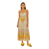 Vestido Longo Estampado Alice