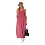 Vestido Longo Estonado Malha