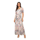 Vestido Longo Evangelico Elegante