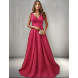 Vestido Longo Evase Coracao