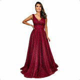 Vestido Longo Evase Coracao