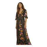 Vestido Longo Farm Borboleta