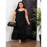 Vestido Longo Feminina Tendencia
