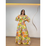 Vestido Longo Feminino Casual Com Bojo Veste Super Bem Moda