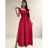 Vestido Longo Feminino Casual