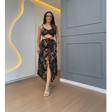 Vestido Longo Feminino Casual