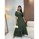 Vestido Longo Feminino Ciganinha