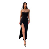 Vestido Longo Feminino Com